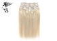 Golden Blonde Clip w ludzkich przedłużeniach włosów ze 100% ludzkimi włosami Remy dostawca